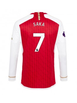 Moški Nogometna dresi replika Arsenal Bukayo Saka #7 Domači 2023-24 Dolgi rokav